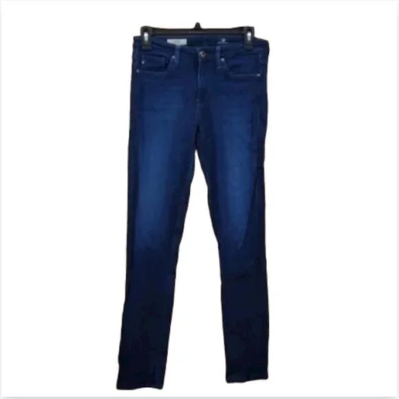 AG Adriano Goldschmied Womens The Prima Mid Rise Cigarette Denim Jeans Skinny - Picture 2 of 8